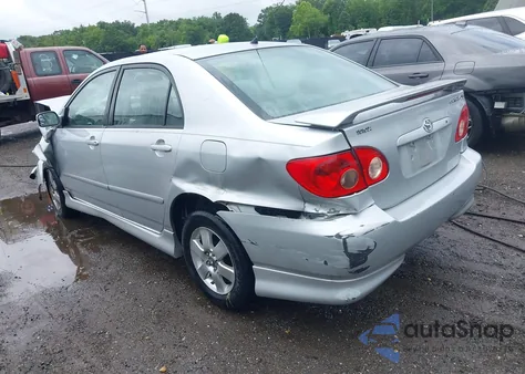 2008 Toyota Corolla S из США, поврежденный, VIN 2T1BR32E78C863856